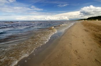 Beach and Baltic sea.
