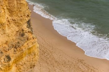 Beautiful Beach of Praia da Marinha, Marinha in Algarve, Portugal