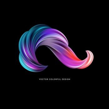 3d Abstract colorful fluid design. Vector illustration EPS10. 3d Abstract colorful fluid design. Vector illustration