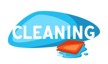 Housekeeping cleaning background. Illustration for service, design and advertising.. Housekeeping cleaning background.
