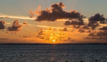 Sunset in Le Morne Mauritius.. Sunset in Le Morne Mauritius