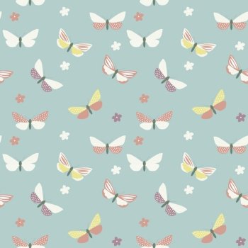Abstract Hand Drawn Butterfly seamless pattern. Vector Illustration EPS10. Abstract Hand Drawn Butterfly seamless pattern. Vector Illustration