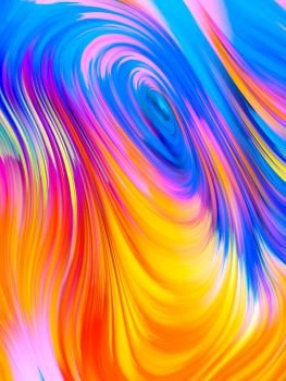Colorful Background. Visual Perfume series. Abstract composition of vibrant flow of hues and gradients suitable in projects related to art, design and technology