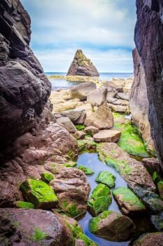 Rocks Kearvaig Bay,Northern Highlands, Scotland