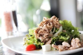 Fresh tuna salad , Italian snack food