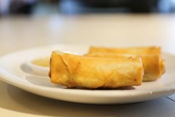 Fried Spring Roll also known as Egg Roll 