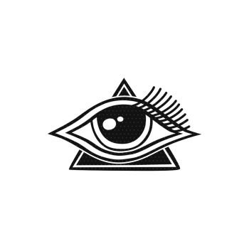 one eye of freemasonry vector. one eye of freemasonry
