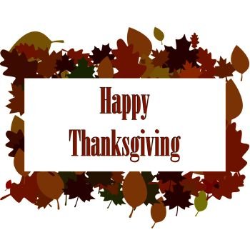 Happy Thanksgiving sticker, tag or label beautiful maple leaves.. Happy Thanksgiving sticker, tag or label beautiful