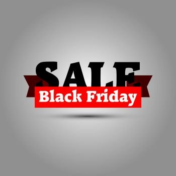 Black Friday Sale. New Creative Typography on White Background. Abstract vector black friday sale layout background.