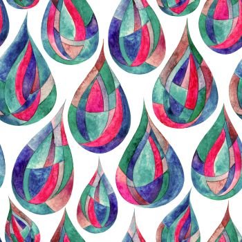 Watercolor rain drops seamless pattern. Hand painted abstract colorful modern texture for surface design, textile, wrapping paper, wallpaper, phone case print, fabric.. Watercolor rain drops seamless pattern. Hand painted abstract modern texture for surface designs, textiles, wrapping paper, wallpapers, phone case prints, fabrics.