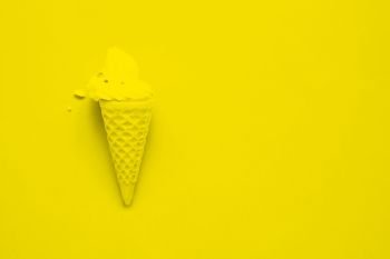 Sweet cone, pop colour or fashion background, Color filter
