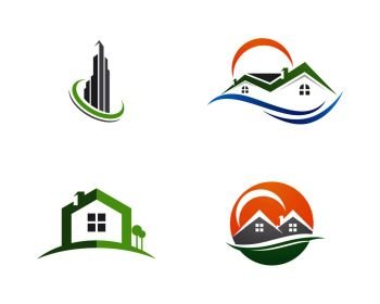 Real Estate , Property and Construction Logo design. Property Logo Template