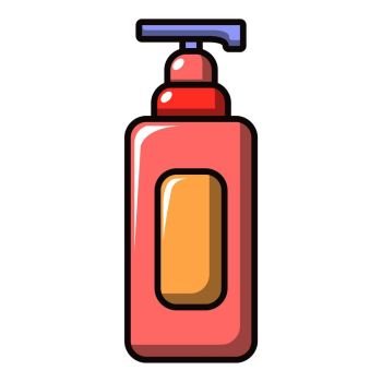 Shampoo icon. Cartoon illustration of shampoo vector icon for web design. Shampoo icon, cartoon style