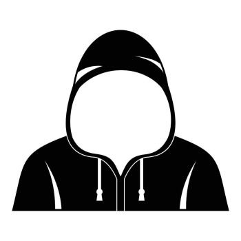 Hood icon. Simple illustration of hood vector icon for web. Hood icon, simple style