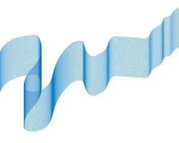 Wave line illustration vector 