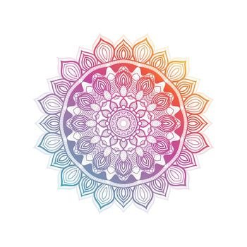 Flower Mandala vector illustration