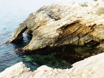           rocks at the sea