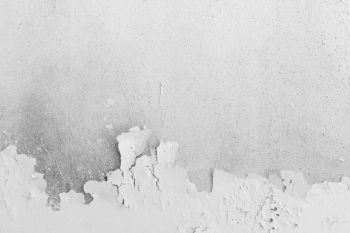 Abstract background from old white concrete wall with peeled off color surface. Retro and vintage backdrop.