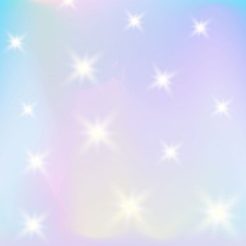 Hologram Background with Shiny Stars. Unicorn Fantasy Wallpaper Template. Vector Beautiful Rainbow Pattern.. Hologram Background with Shiny Stars. Unicorn Fantasy Wallpaper Template. Beautiful Rainbow Pattern. Vector Illustration.