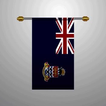 Cayman Islands hanging Flag