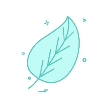 Leaf icon design vector