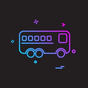 Vehicle icon design vector
