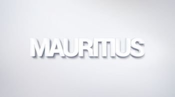 Mauritius, text design. calligraphy. Typography poster. Usable as Wallpaper background