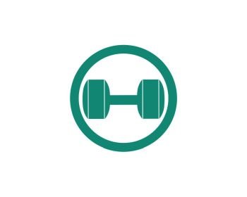 gym,fitness illustration vector template for body builder
