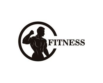 gym,fitness icon logo illustration  template vector for bodybuilder