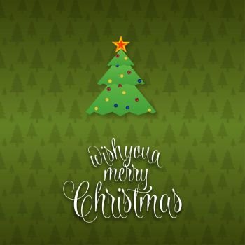 We wish you a Merry Christmas Tree background