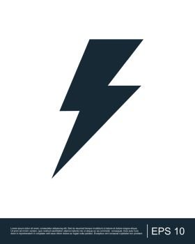 Thunder Electric Lightning Logo, icon, vector