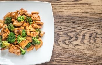 Chicken with broccoli