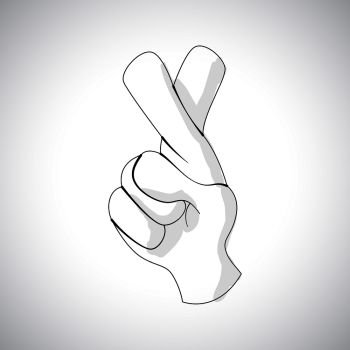 Comics Hand icon. Lies sign for web and mobile devices. Comics Hand icon