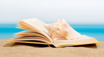 Book on the sand, relax on the beach