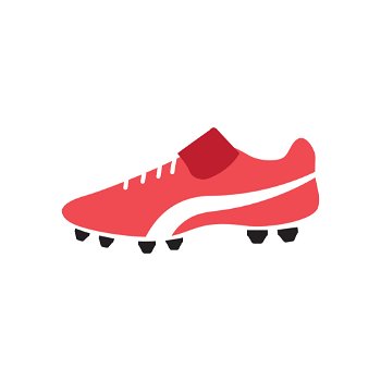 Football shoe graphic design template vector isolated illustration. Football shoe graphic design template vector isolated