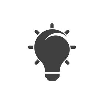 Bulb logo vector illustration template