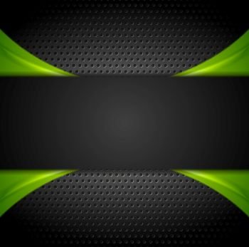 Abstract dark corporate green black background. Abstract dark corporate background