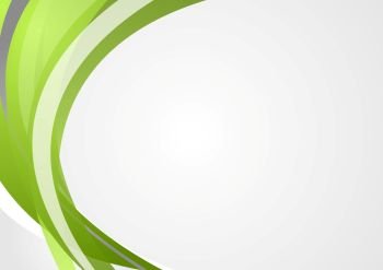 Abstract green corporate waves background