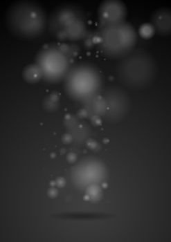 Black shiny sparkling abstract background