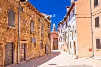Mediterranean stone street of Vodnjan view, town in Istria region of Croatia