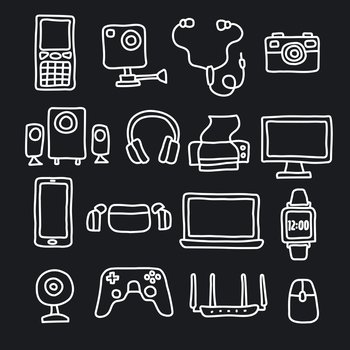 devices and gadgets icons
