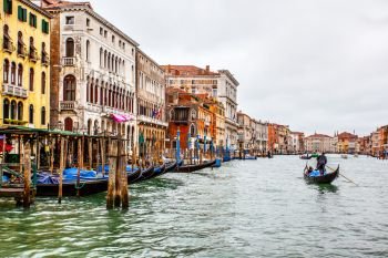 View of The Grand Canal in Venice, Italy