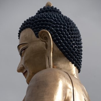 Buddha statue in Bhutan, Asia