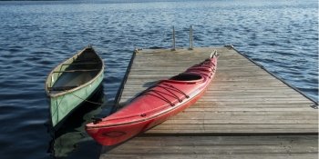 Canoe and Kayak, Lake Of The Woods, Ontario, Canada