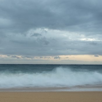 Waves on the beach, Sandy Beach, Hawaii Kai, Honolulu, Oahu, Hawaii, USA