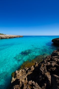 Menorca Cala des Talaier beach in Ciutadella at Balearic islands