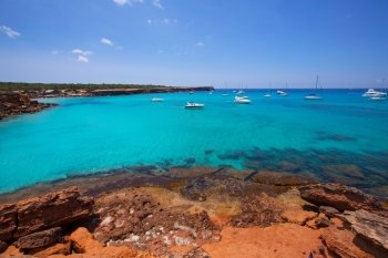 Formentera Cala Saona beach one of the best beaches in world near Ibiza