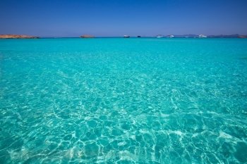 Illetes Illetas turquoise beach in Formentera Balearic Island