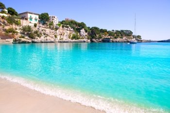 Porto Cristo beach in Manacor Majorca Mallorca Balearic islands