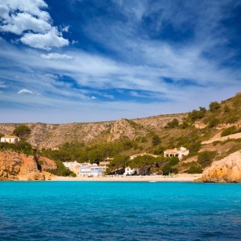 Javea Cala Granadella beach Xabia in Alicante Mediterranean spain